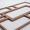 Ekena Millwork Large Hastings Decorative Fretwork Wood Wall Panels, Walnut, 15 1/2"W x 23 3/8"H x 3/8"T WALW24X24X0375HASWA - alternate 2